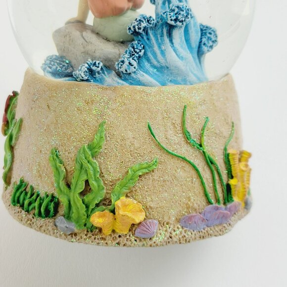 Precious Moments Little Mermaid Musical Snow Globe c. 2013 Wonderful Things - Picture 8 of 12